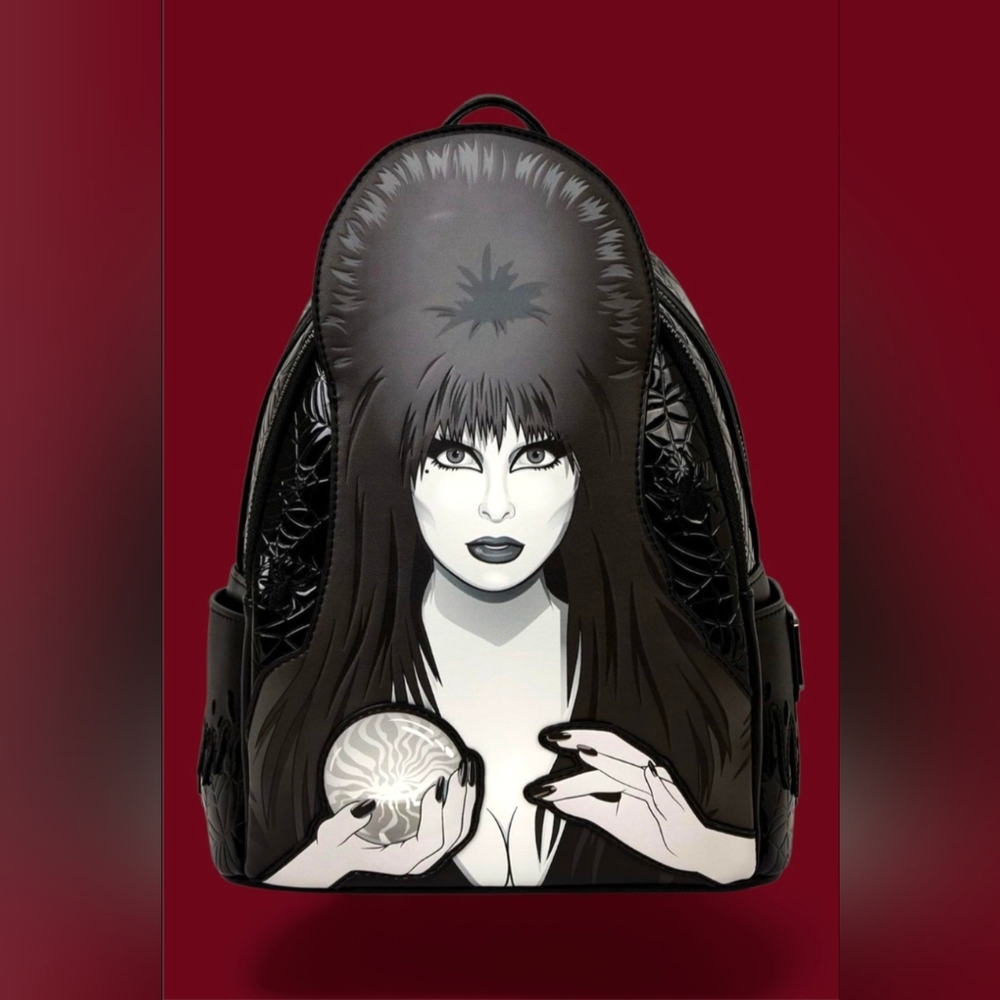 NWT Elvira Light-up Mini Backpack Loungefly 🕸️